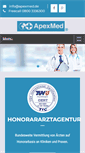 Mobile Screenshot of apexmed.de